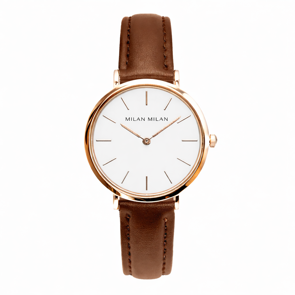 Relógio Feminino 36mm Milan Terra Rose