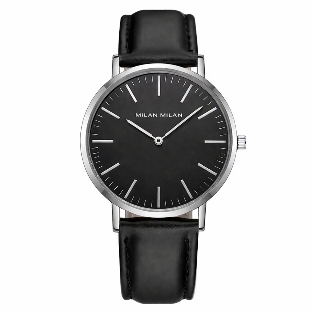 Relógio Masculino 40mm Milan Noir Classic