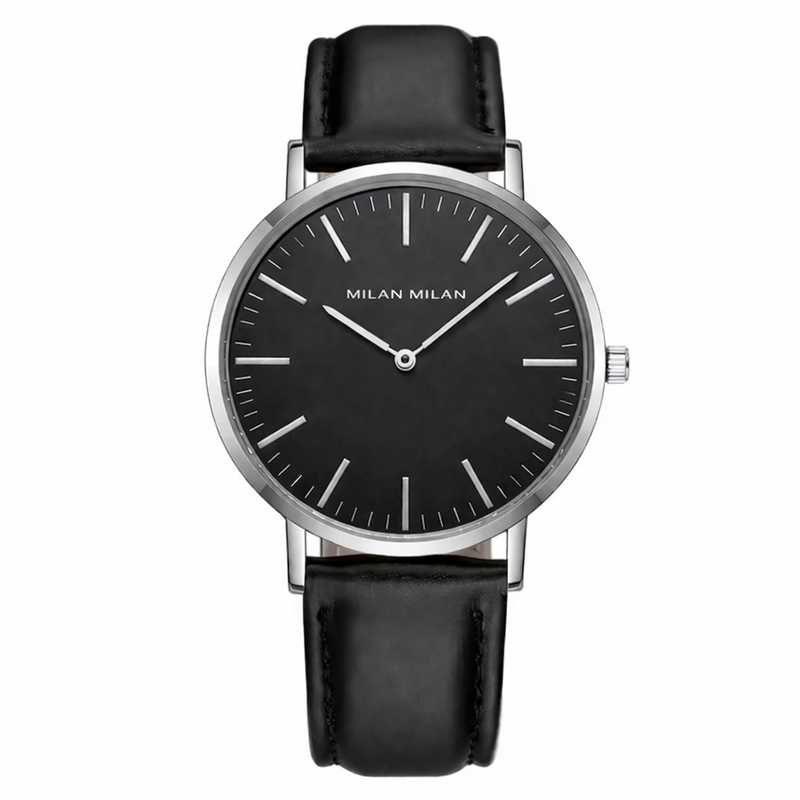 Relógio Masculino 40mm Milan Noir Classic