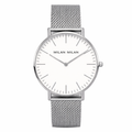 Relógio Feminino 36mm Milan Silver Steel